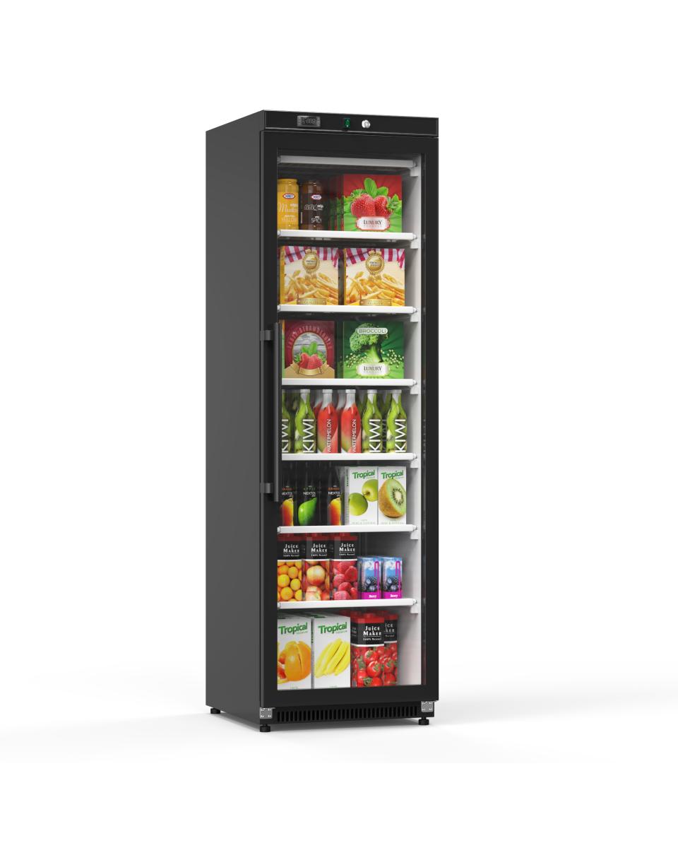 Gefrierschrank-Glastür – 400 Liter – Schwarz – 1 Tür – G-Line