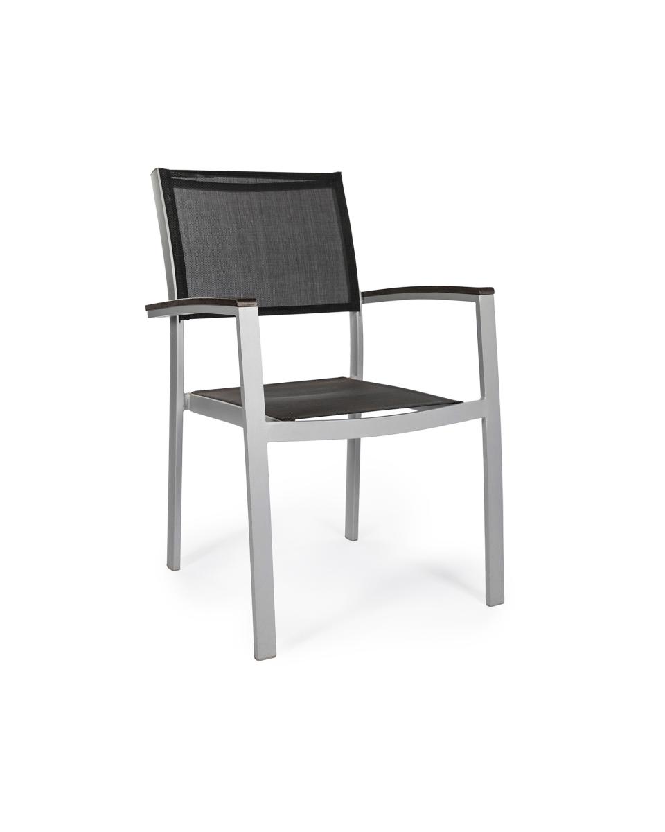 Terrassenstuhl - Moon Super - Grau - Textilene - G-Line