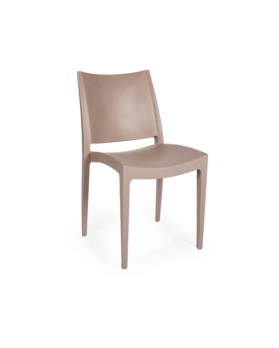 Terrassenstuhl - Lotus - Taupe - Polyethylen - G-Line