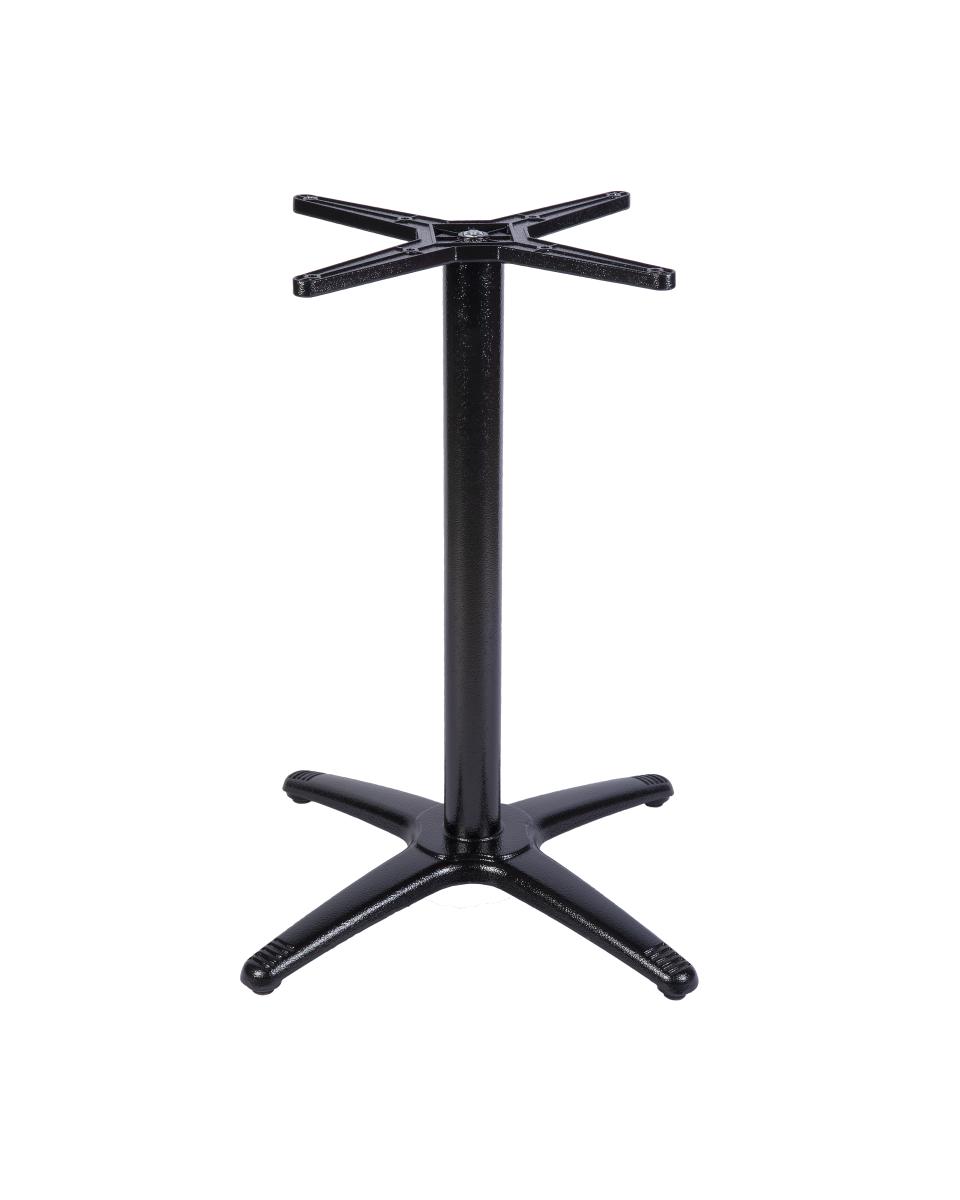Tischgestell / Tischbein - 4 Standfüße - Roma - Schwarz - G-Line