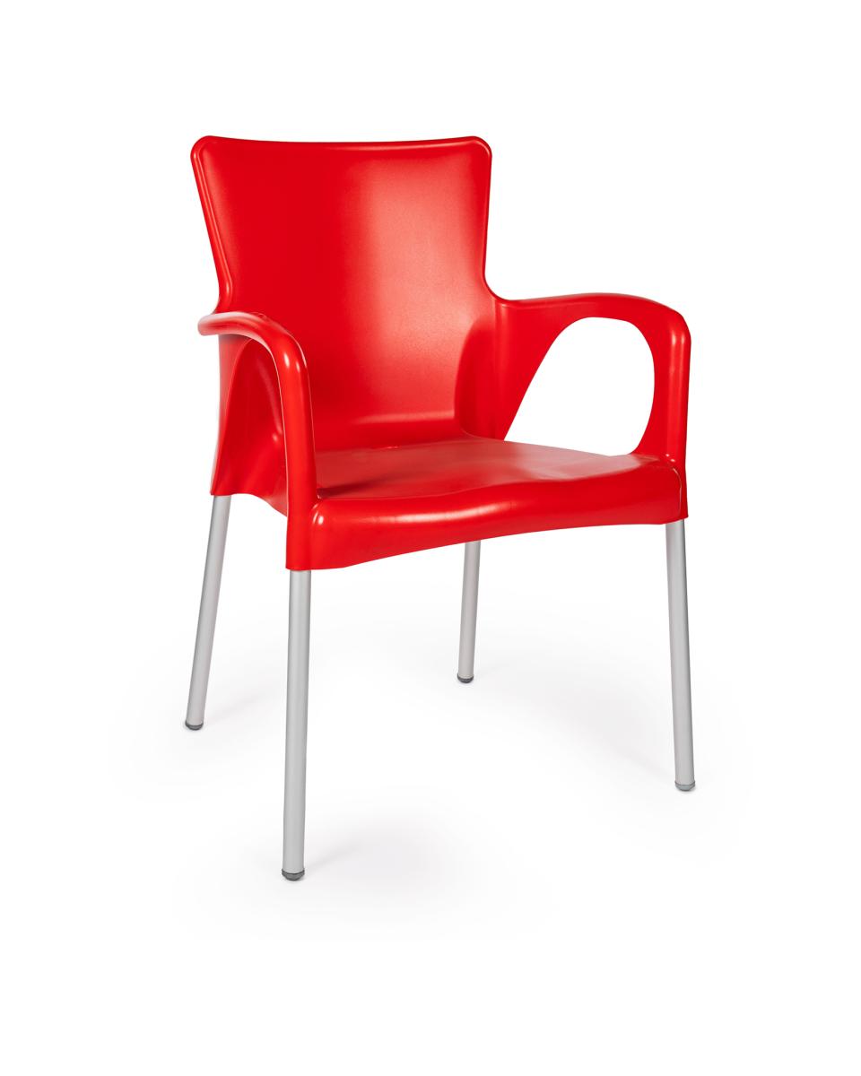 Terrassenstuhl - Anny - Rot - Polyethylen - G-Line