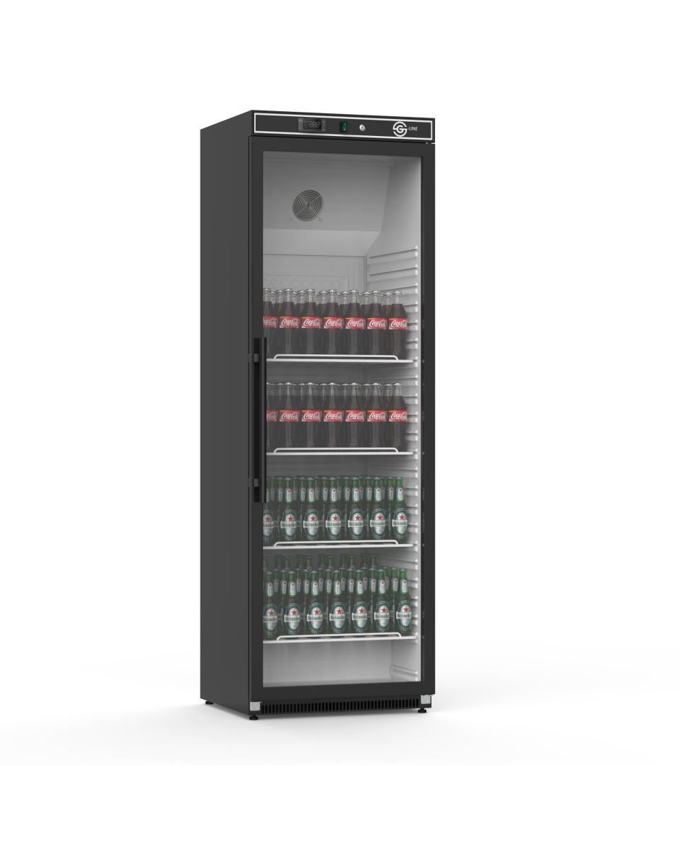 Kühlschrank-Glastür – 400 Liter – Schwarz – 1 Tür – G-Line