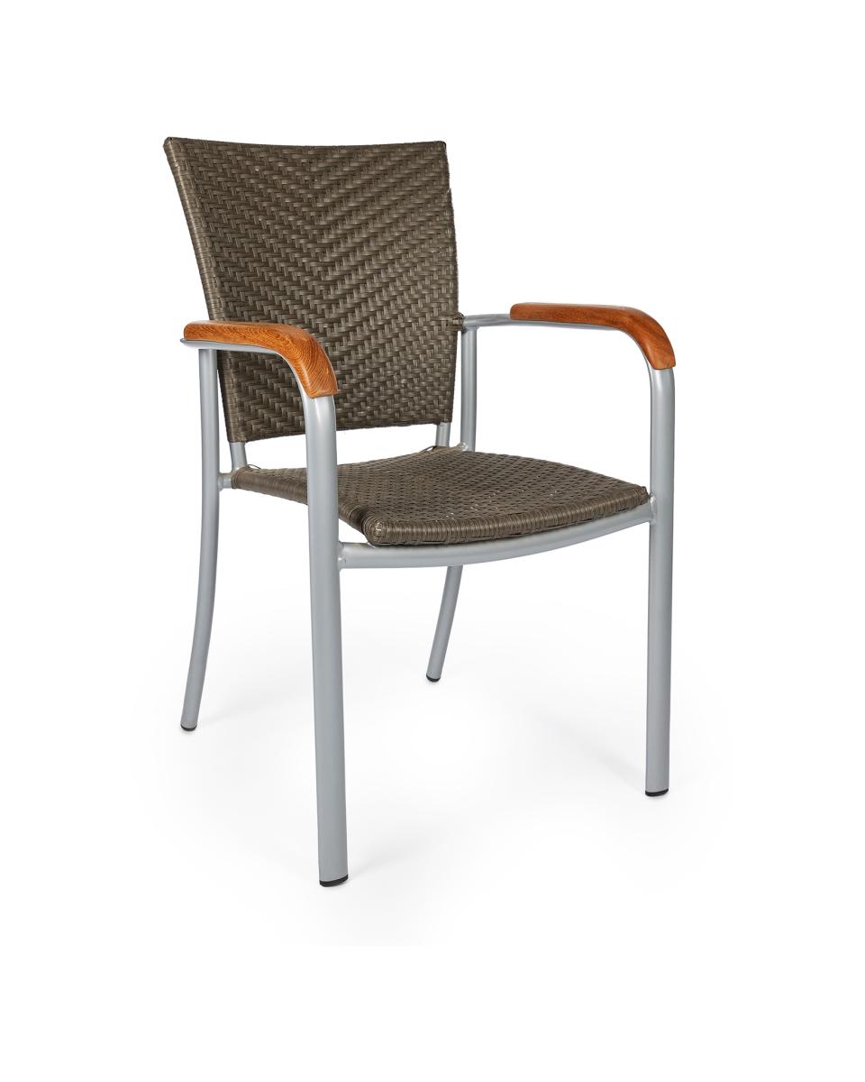 Liegestuhl - Baja - Taupe - Flachgewebe - G-Line
