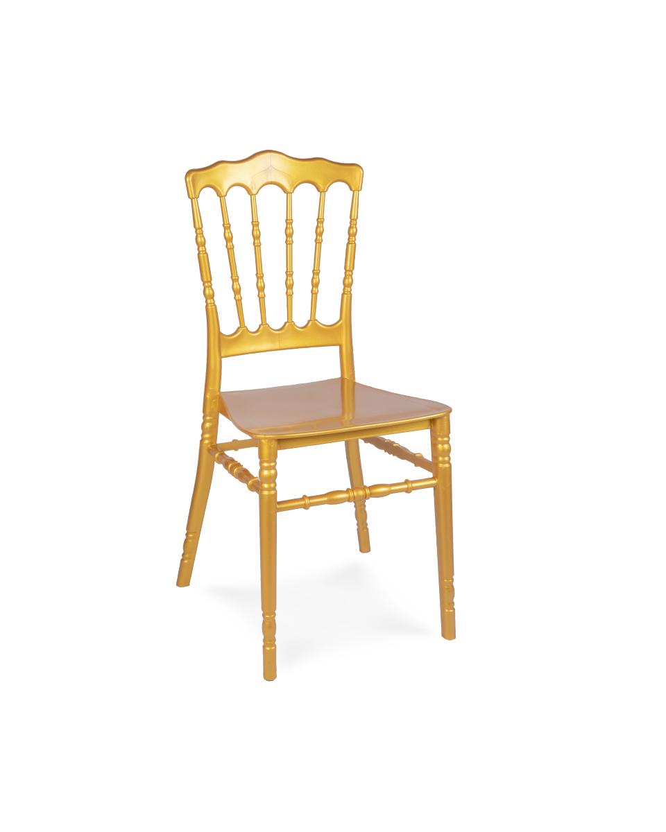 Gastronomiestuhl - Napoleon - Gold - Wedding Chair