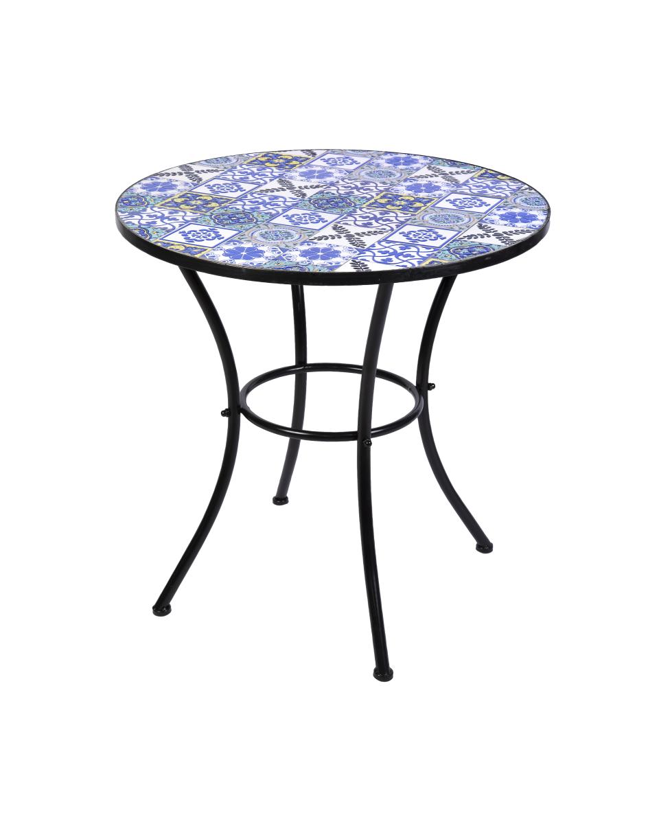 Terrassentisch Griechenland - Keramik - Rund - Ø 70 CM - G-Line