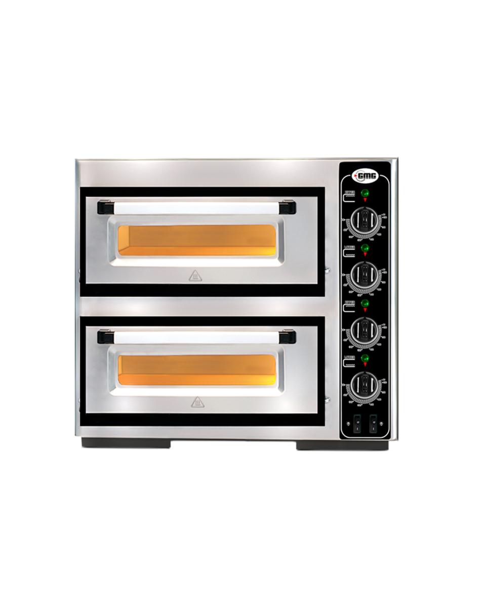 Pizzaofen - 2 x 4 - Ø 25 cm - 2 Kammern - PF 5050 DE - GMG