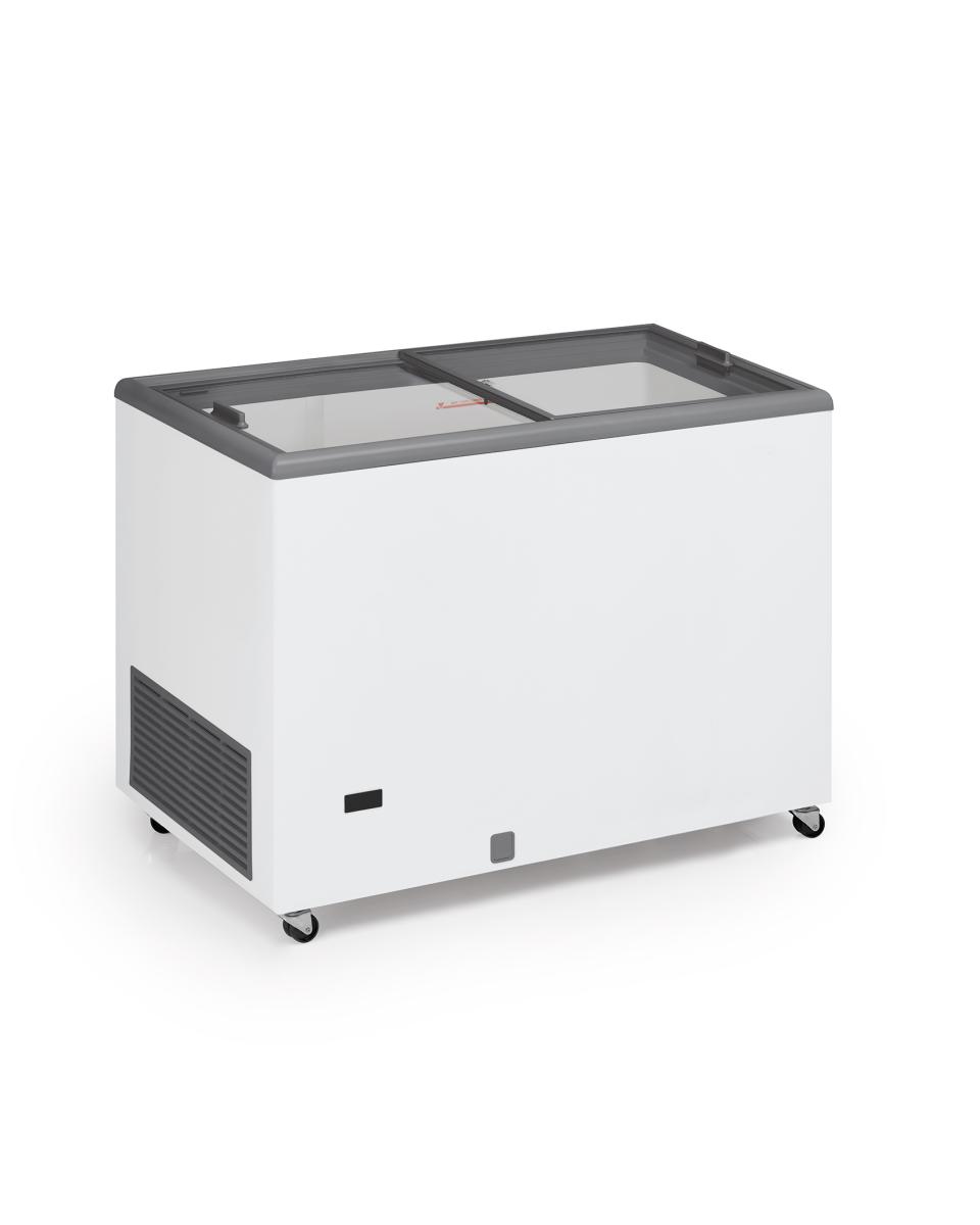 Eiskonservator - Glasschiebedeckel - 300 L - Weiß - 230V - G-Line