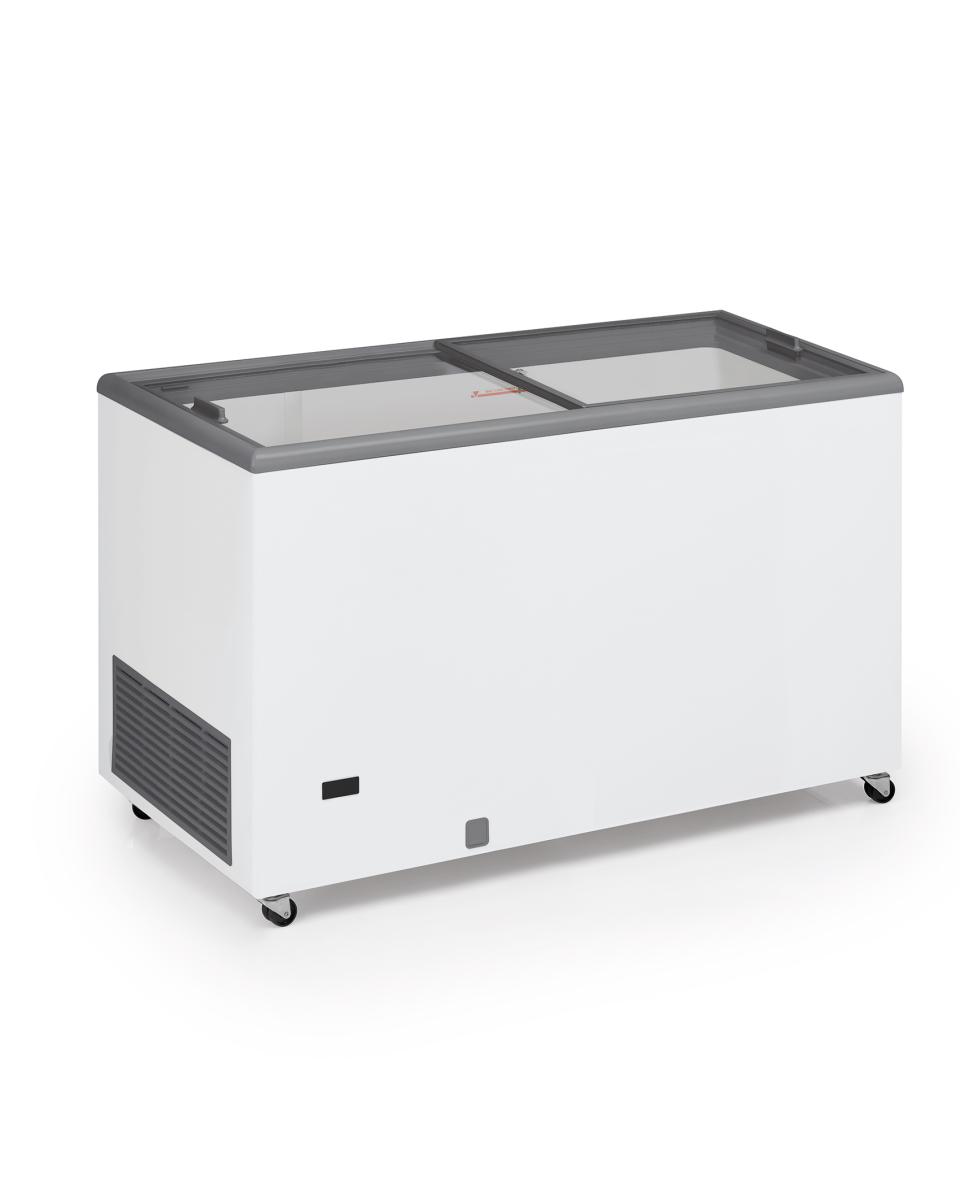 Eiskonservator - Glasschiebedeckel - 400 L - Weiß - 230V - G-Line
