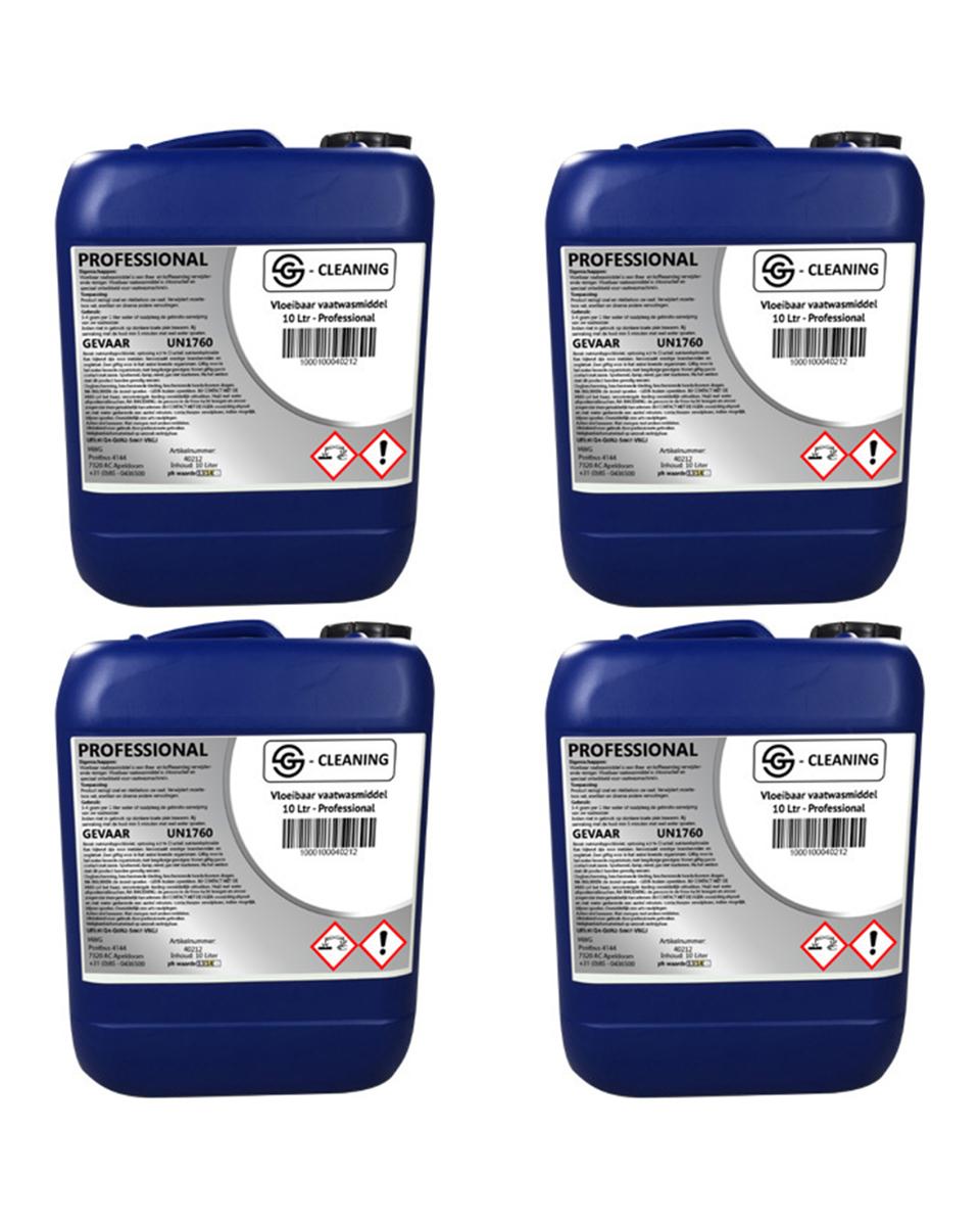 Geschirrspülmittel - 4 Stück - Universal - 10 L - G-Line