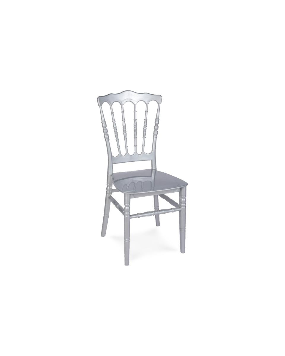 Catering Stuhl - Napoleon - Silber - Wedding Chair