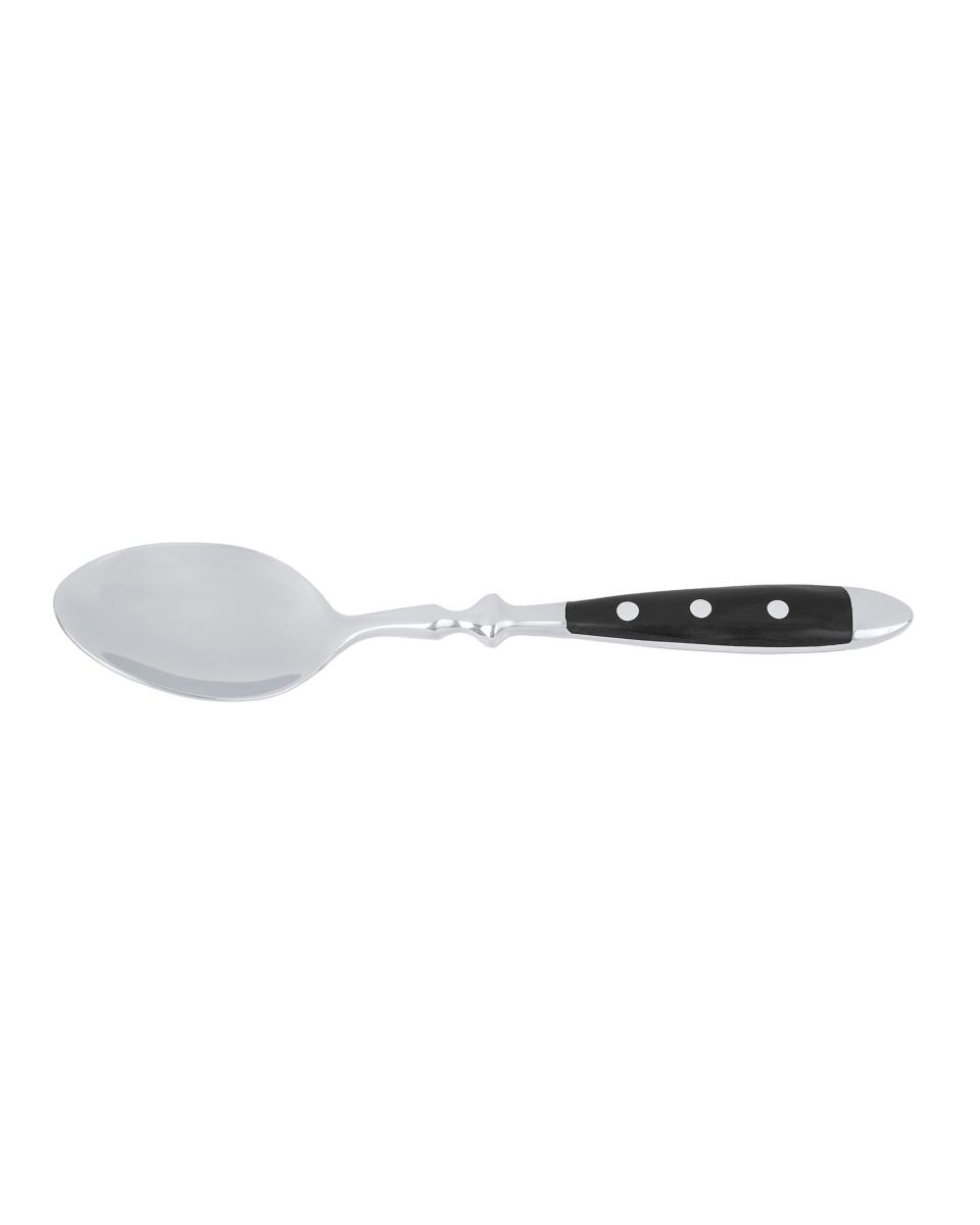 Esslöffel – 20,2 cm – schwarzer Griff – Bistro – G-Tableware – 6 Stück – G-Linie