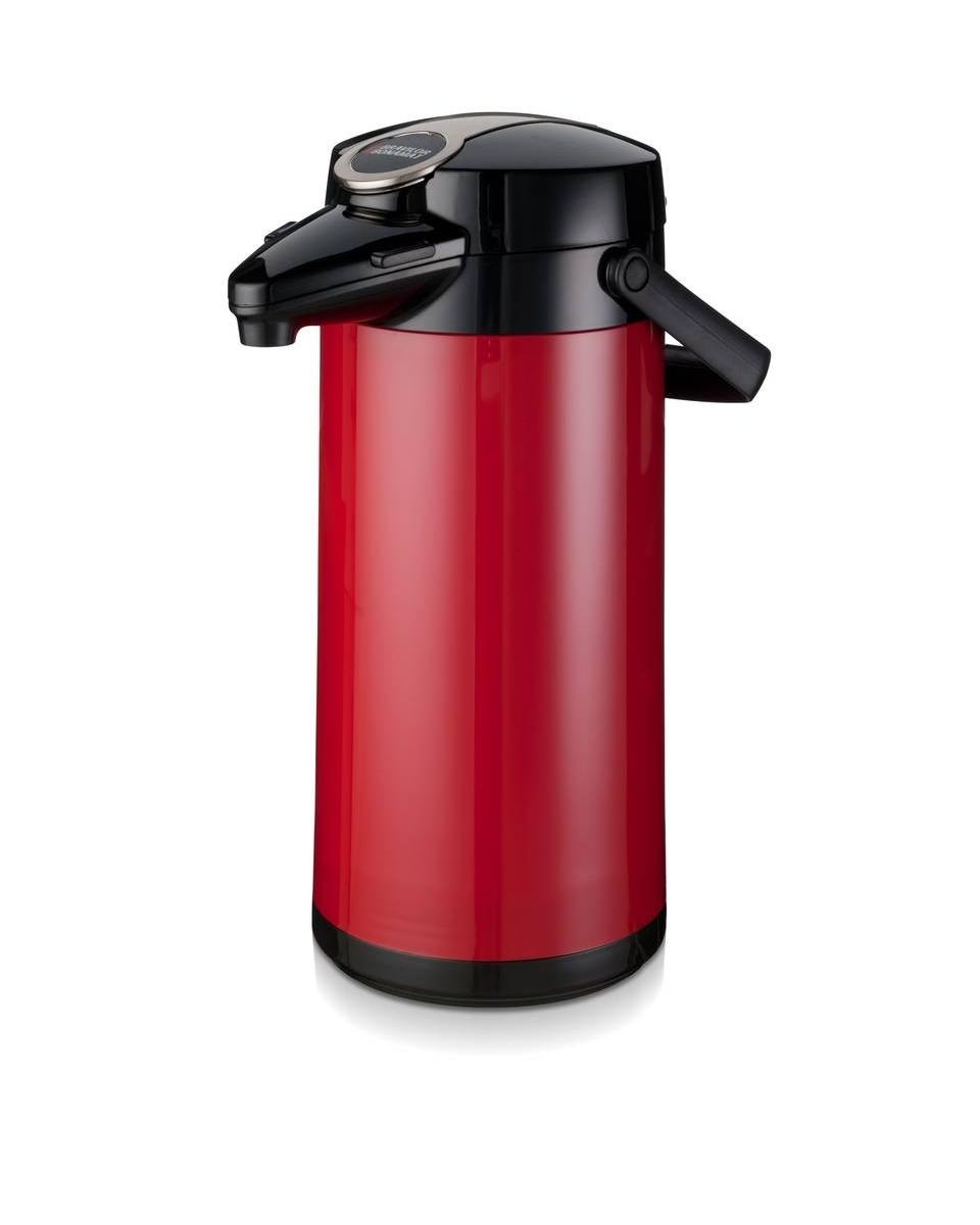 Airpot Furento - 2,2 Liter - Rot / Glas - Bravilor