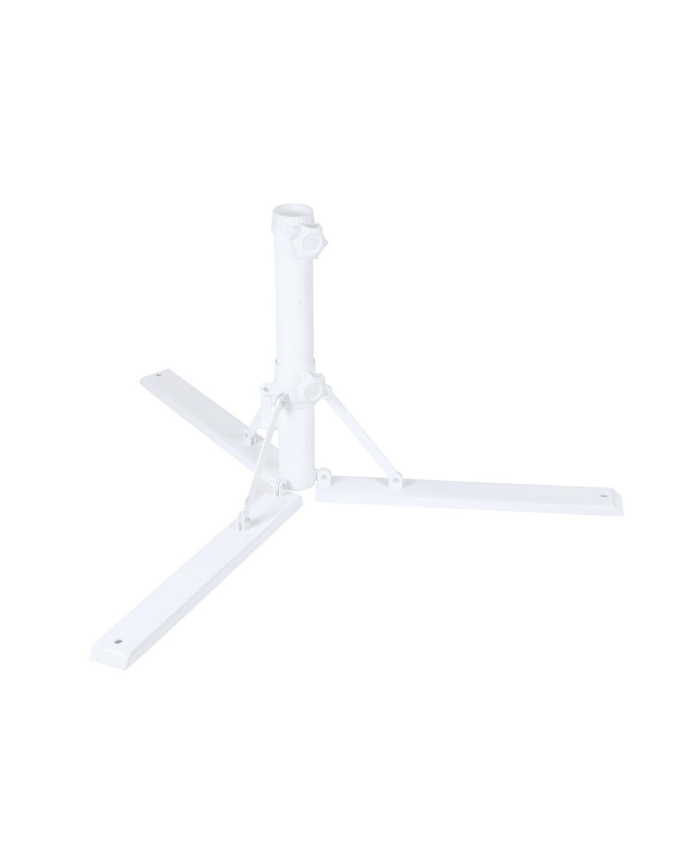 Sonnenschirmständer 3-beinig - Weiß - faltbar - 6 kg - G-Line