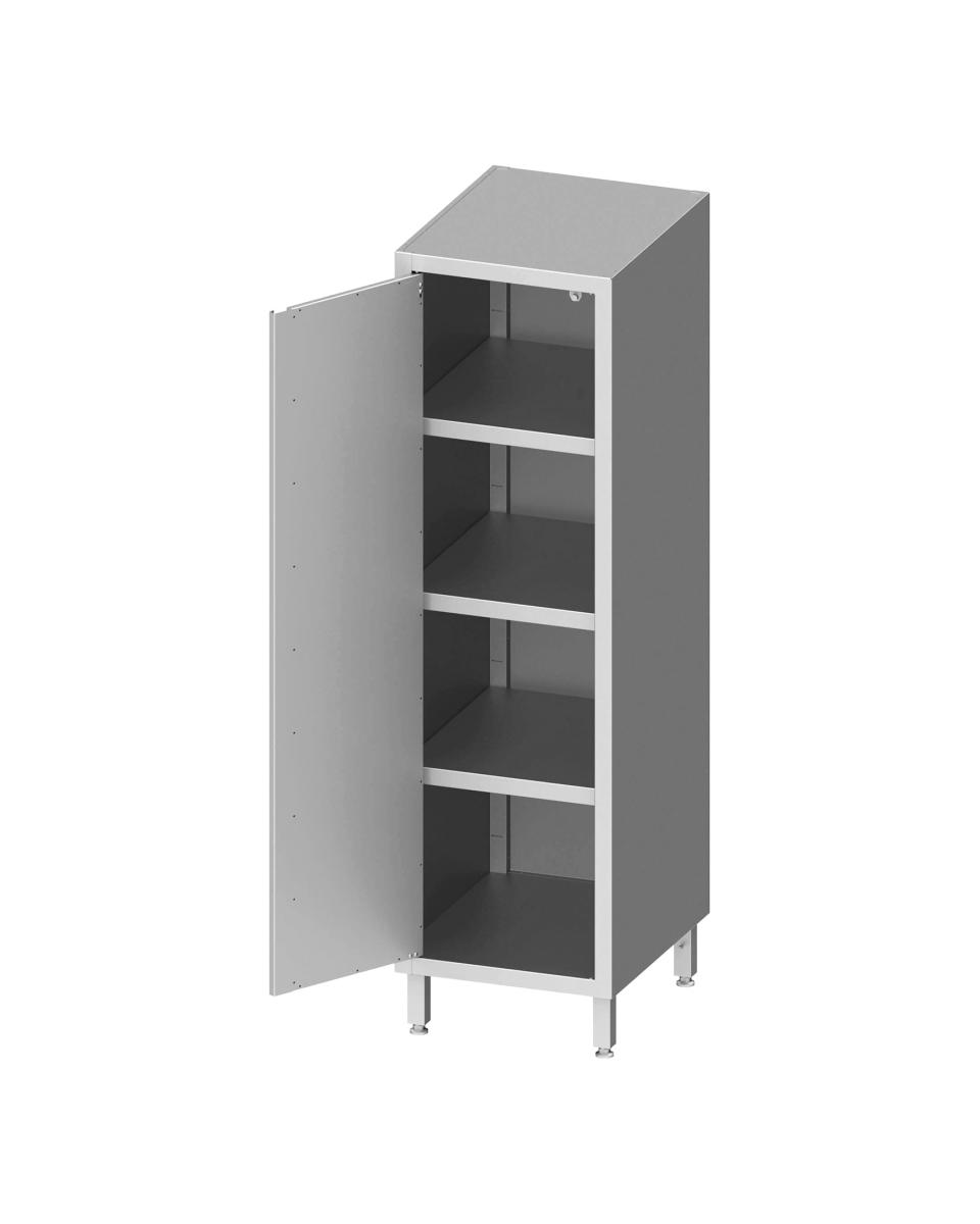 Hochschrank aus Edelstahl - Drehtür - Höhe 200 cm - G-Line