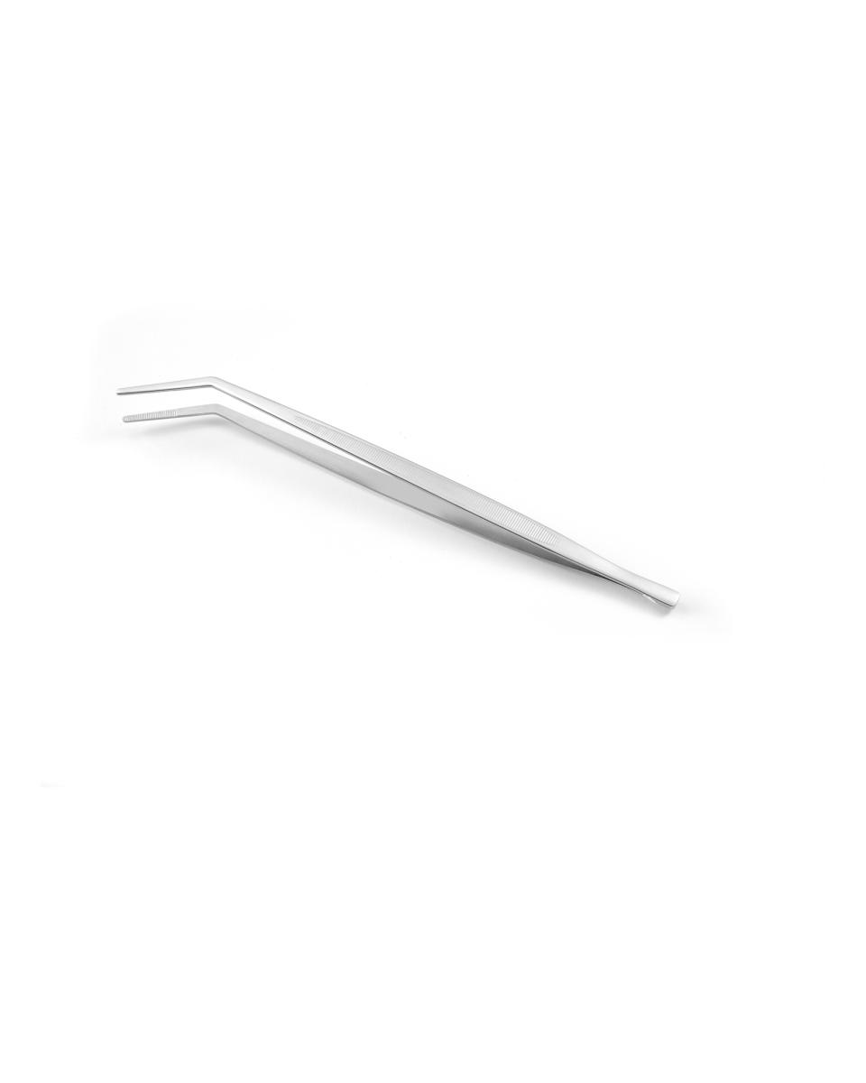 Pinzette, gebogen - SS 180 - 3,5 x 30 cm - Hendi - 680056