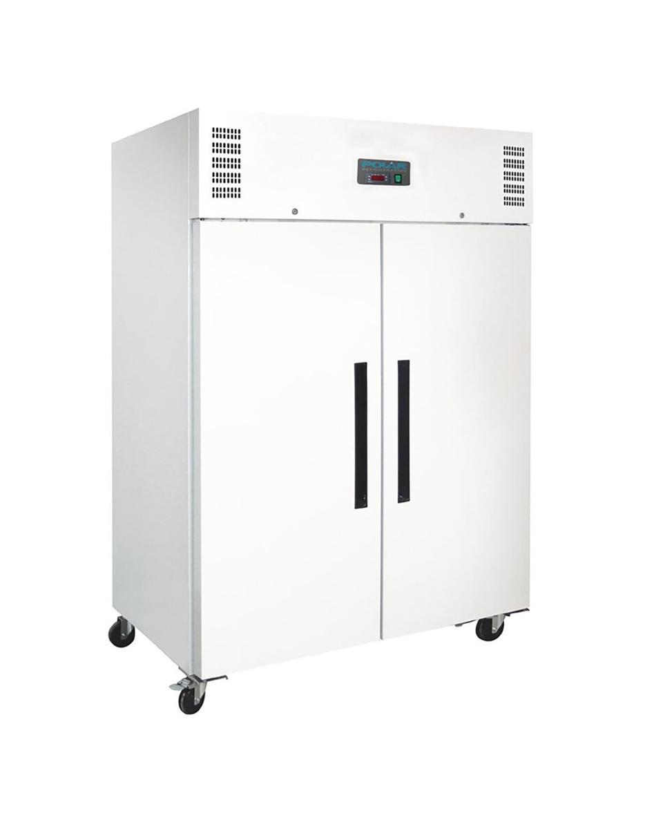 Gastro-Kühlschrank - 2/1 GN - 1200 Liter - Weiß - 2 Türen - H 200 x 134 x 81,5 CM - 230 V - Polar - CC663