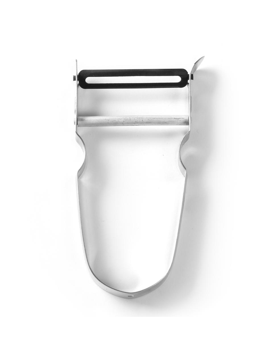Schäler - Edelstahl - H 6 x 1 x 11 cm - Hendi - 841228