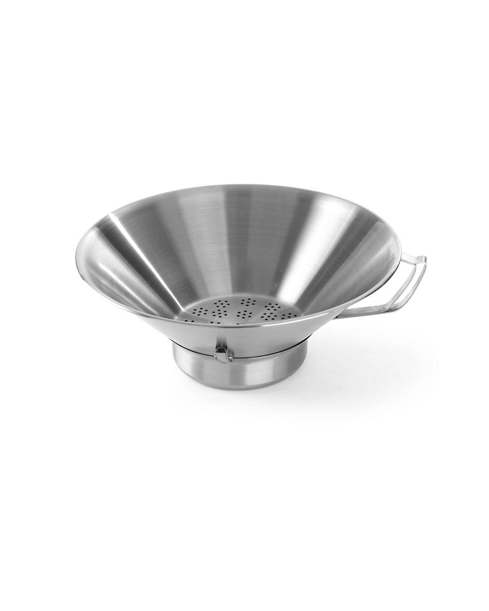 Pommes Frites Abtropfschale - Edelstahl - Ø41 cm - Hendi - 630808