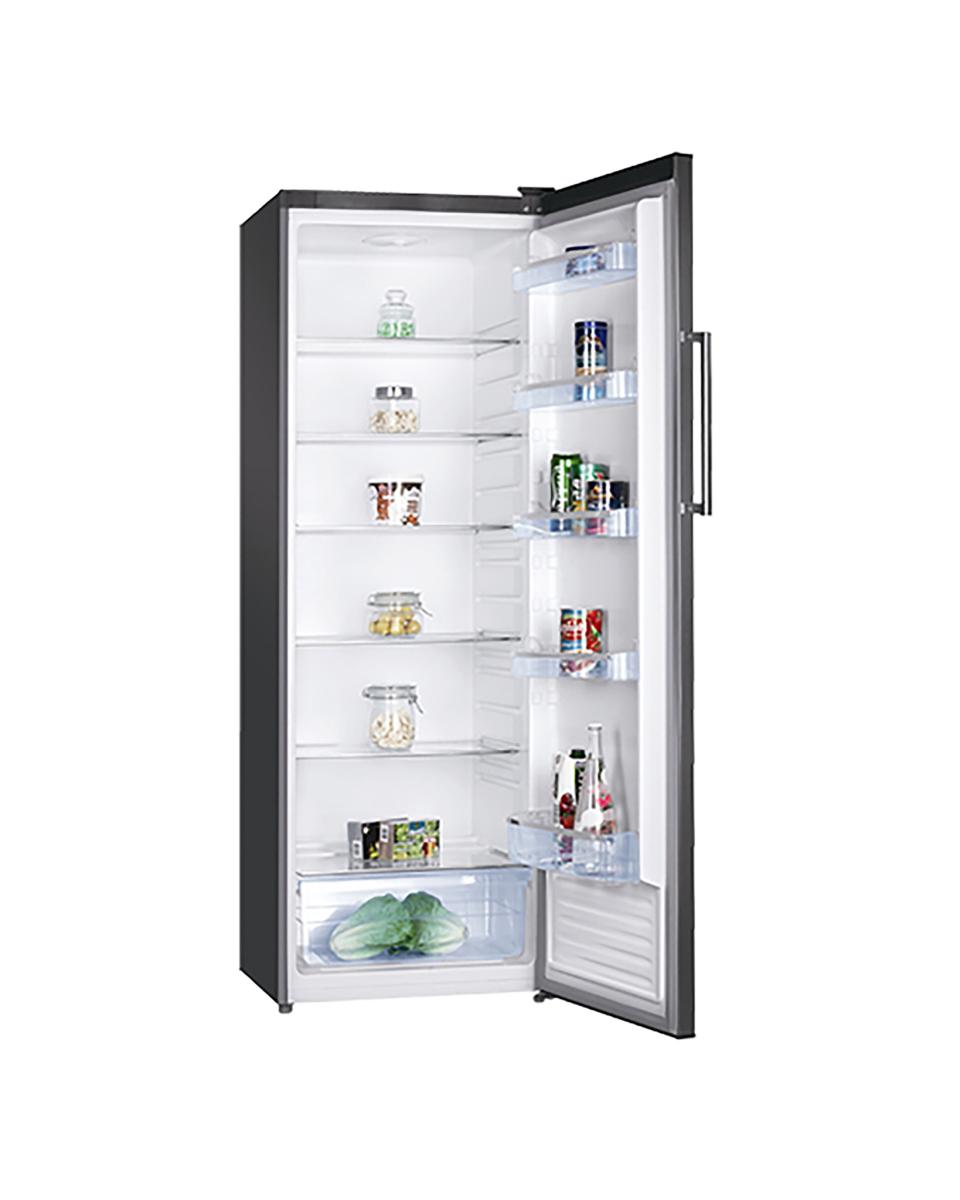 Exquisit Gastro-Kühlschrank 335 Liter Edelstahl