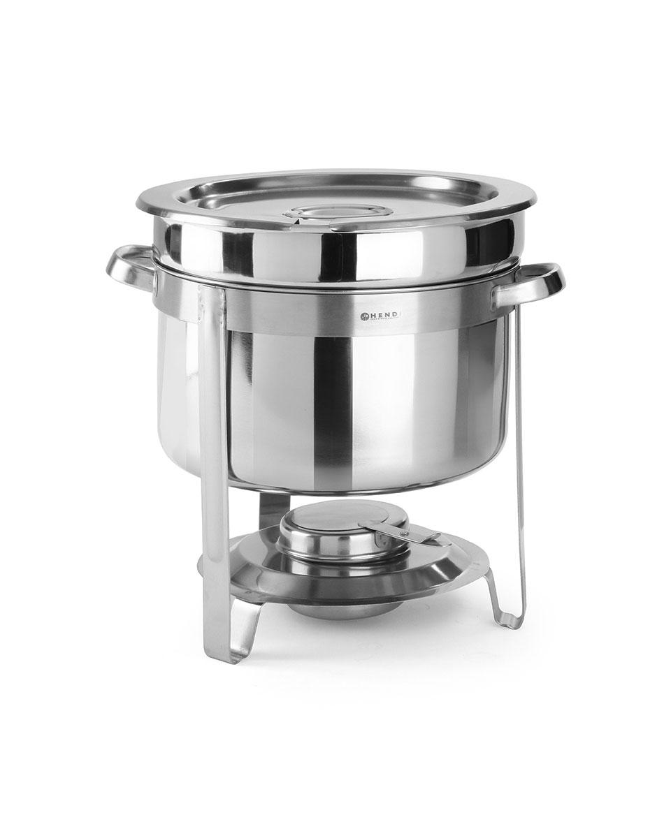 Suppen Chafing Dish - Economic - 8 Liter - Edelstahl - Hendi - 472507