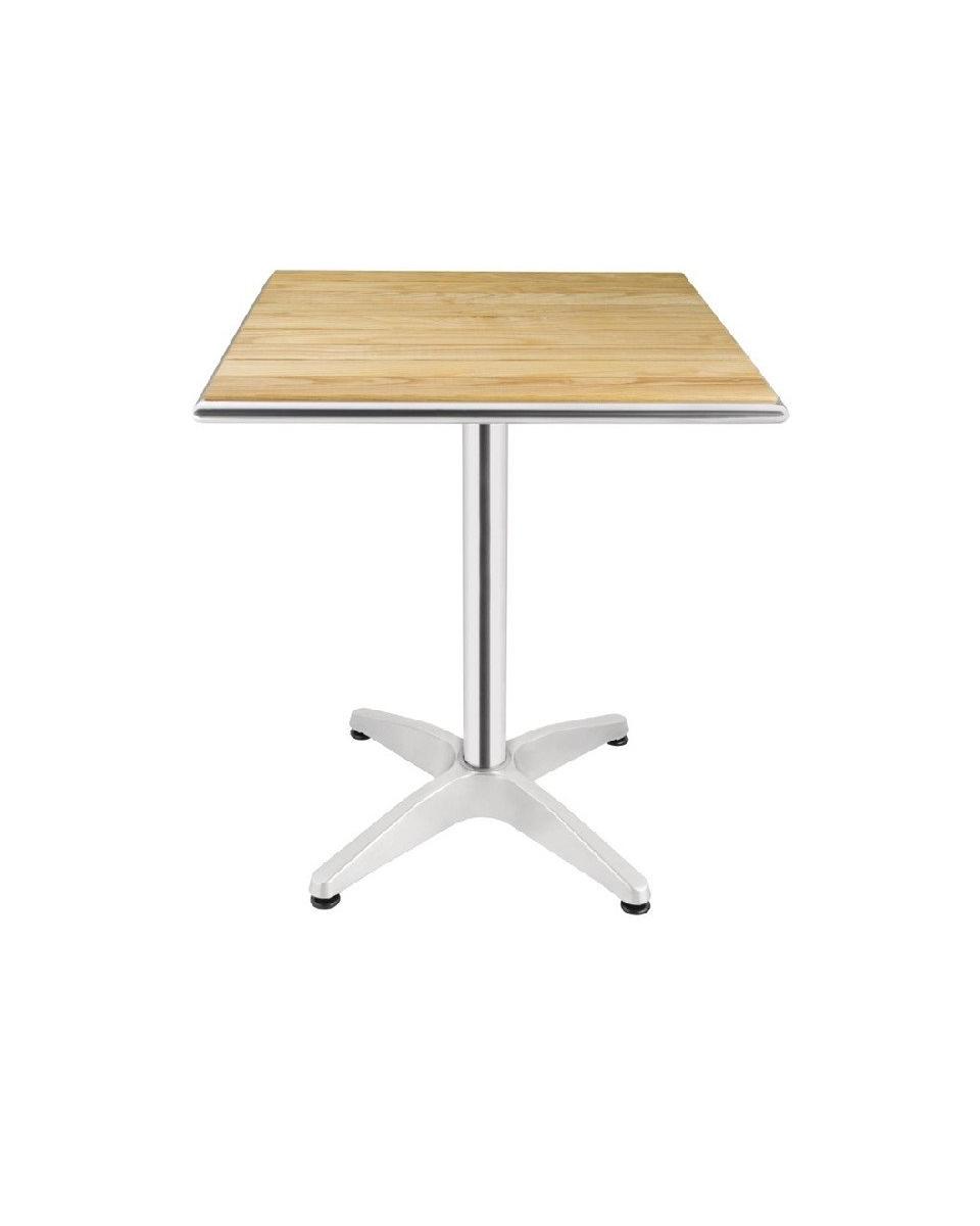 Bolero Bistrotisch Eschenholz quadratisch 60 cm | Gastro-Tisch