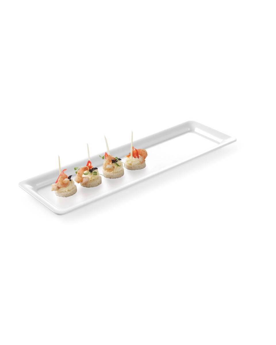 Gastronorm-Tablett mit schmalem Rand - Melamin - H 2 x 16,3 x 53 cm - Hendi - 566053