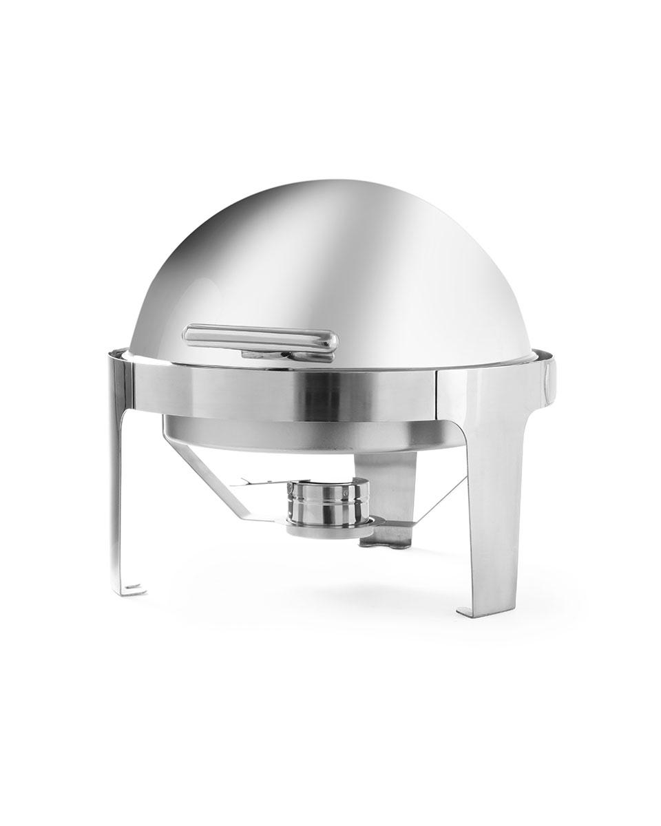 Chafing Dish - Rund - Elegant - 5,6 Liter - Edelstahl - Hendi - 470312