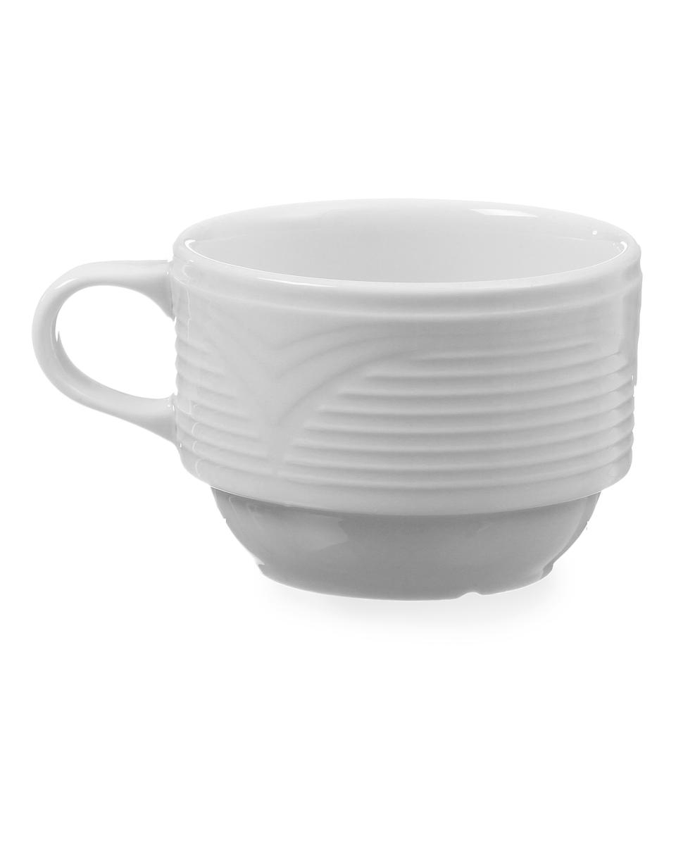 Kaffeetasse - 12 Stück - Saturn - Porzellan - 7,9 cm - Hendi - 794401