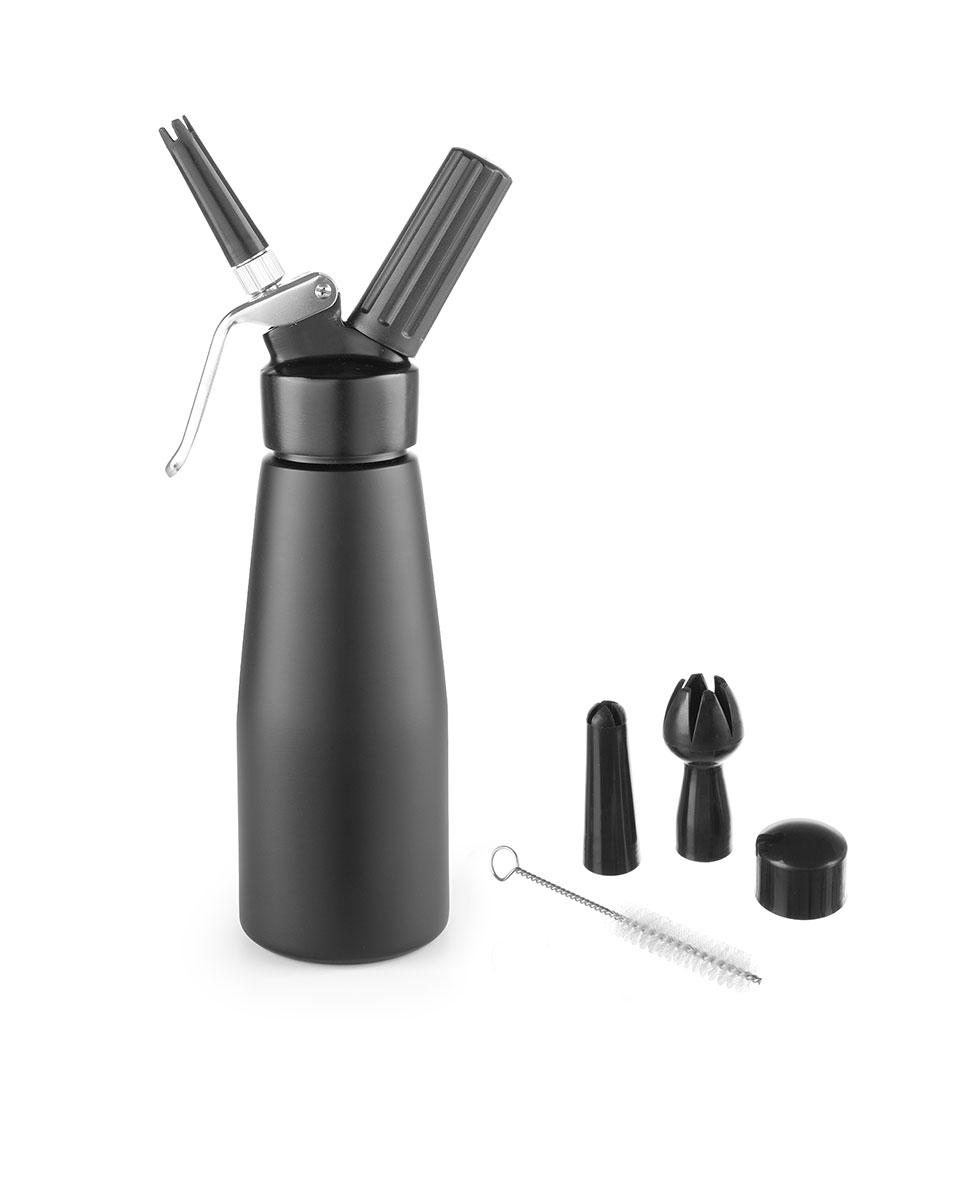 Sahnespender - Kitchen Line - 0,5 L - Schwarz - Hendi - 588420