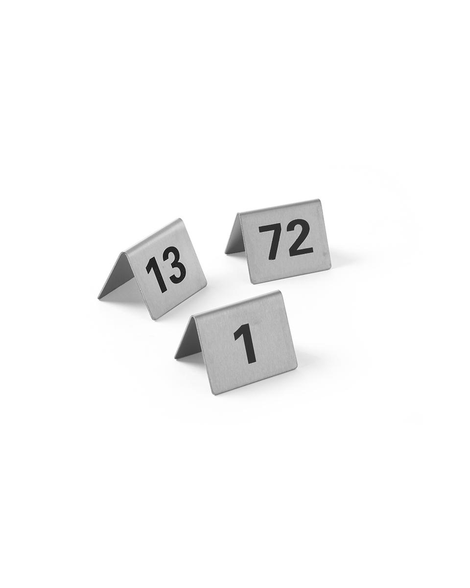 Tischaufsteller - Nummer 25-36 - 5,2 cm - Hendi - 663868