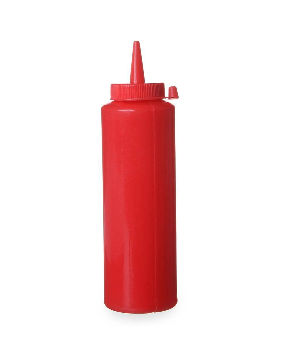 Quetschflasche - Rot - 0,2 l - Ø5 cm - Hendi - 558010