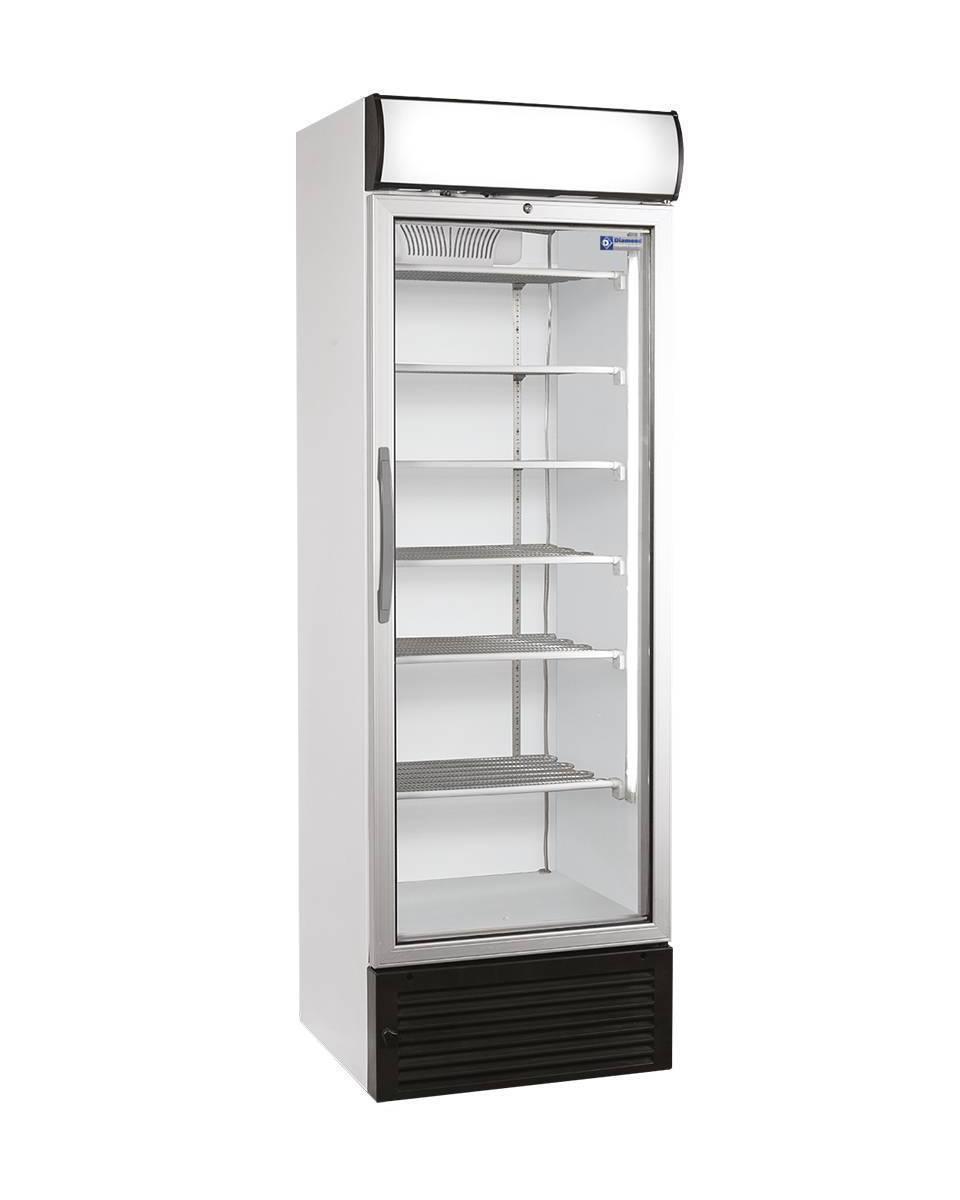 Gastro Gefrierschrank - 500 L - 1 Glastür - Weiß - E50NC / SV - Diamond