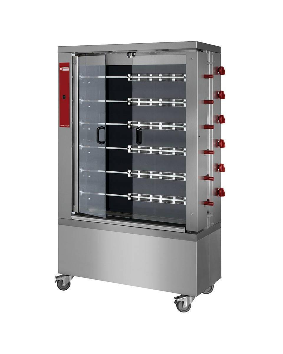 Hähnchengrill - Elektrisch - 36 Hähnchen - 400 V - Chicken Line Plus - RVE / 6C-CM - Diamond