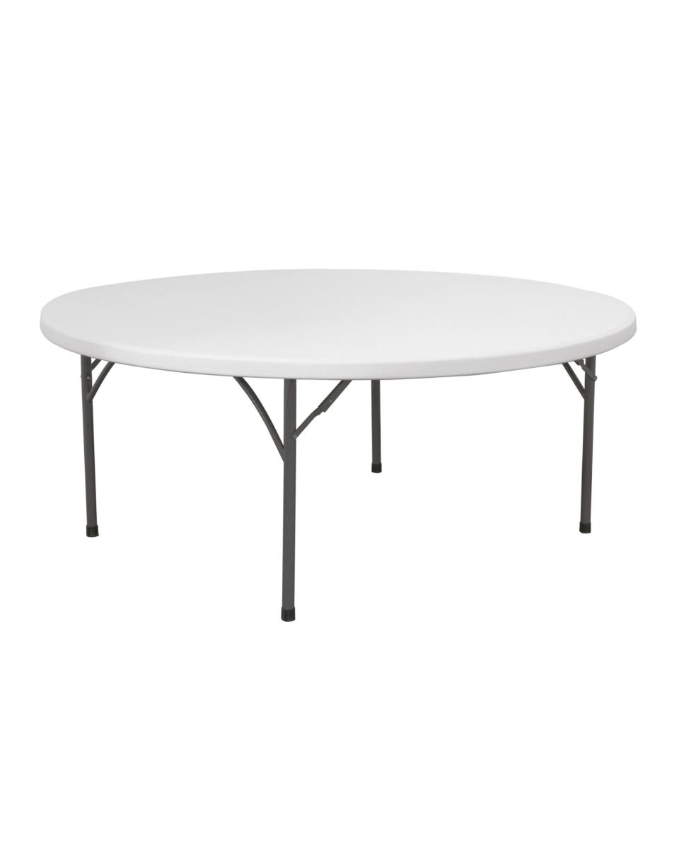 Buffettisch - klappbar rund - 1500x740mm - Hendi - 810996
