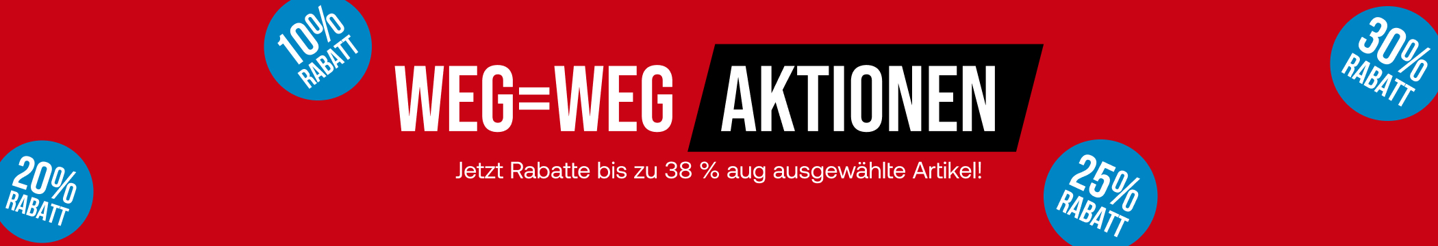 WEG=WEG AKTIONEN - Jetzt bis zu 25 % Rabatt auf ausgewählte Terrassenmöbel.
