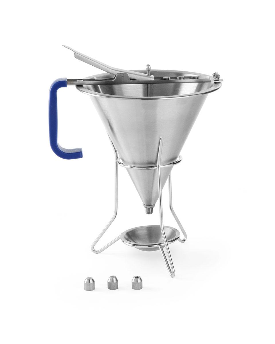 Dosiertrichter - 1,5 Liter - Edelstahl - Profi Line - Hendi - 551806