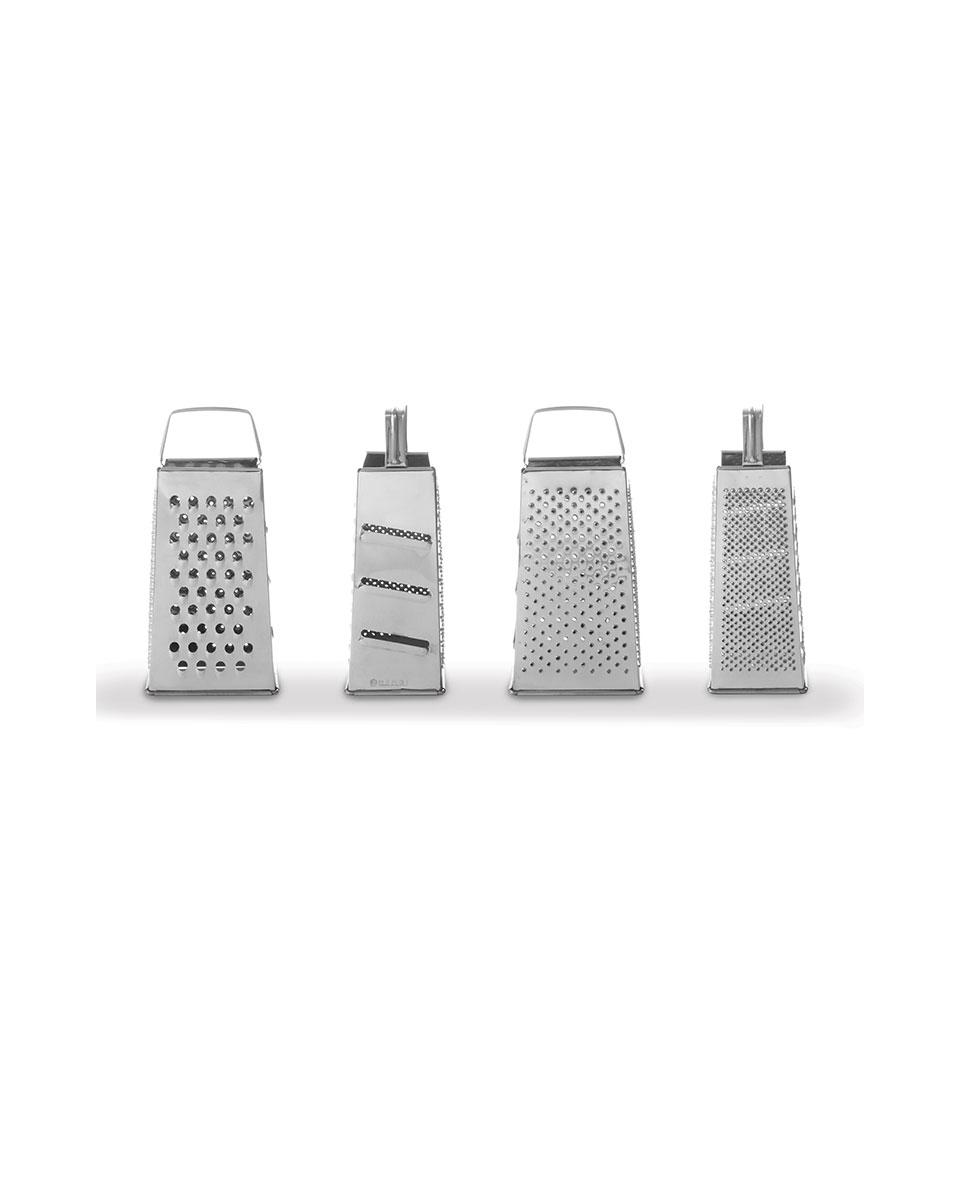 Reibe vierseitig - Edelstahl - H 20 x 6,5 x 9 cm - Hendi - 443002