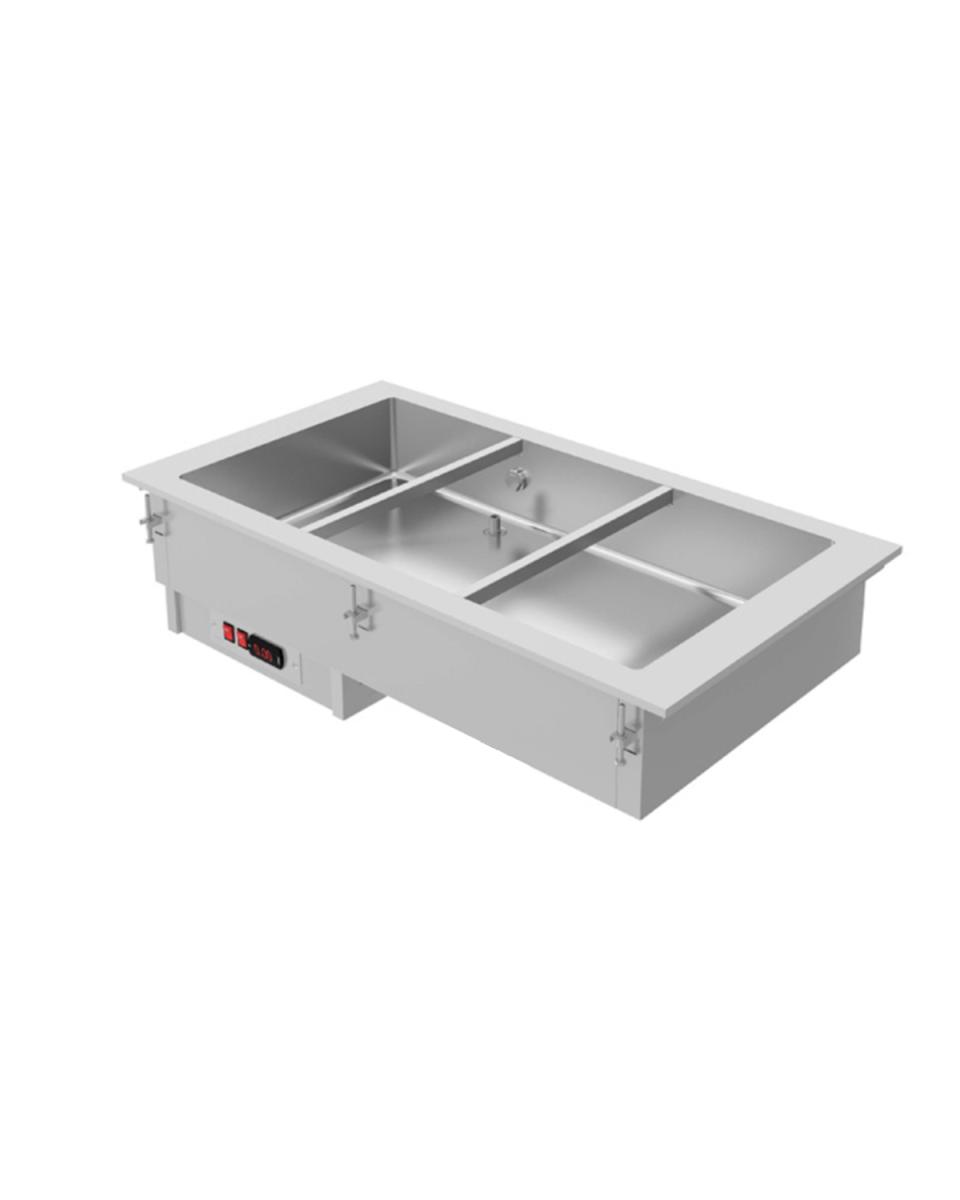 Einbau Bain Marie - 2 x 1/1 GN - Promoline
