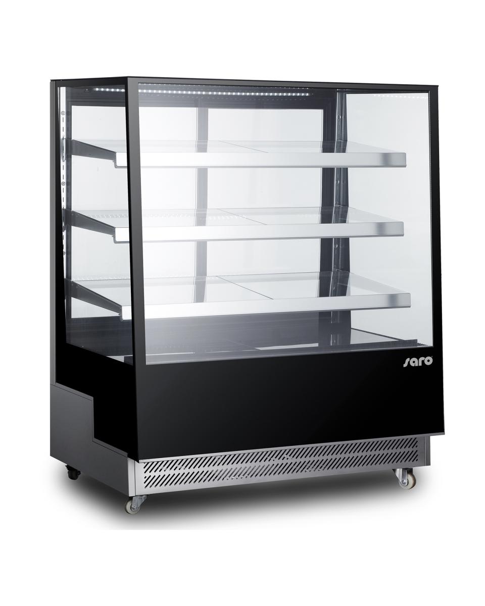 Gebäckvitrine - 650 Liter - Schwarz - Saro - 330-1145