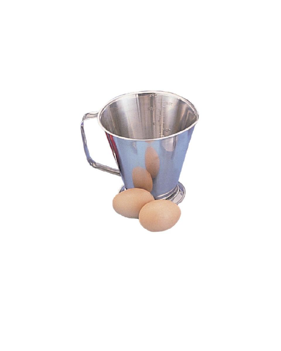 Messbecher - 1 L - Edelstahl - J736