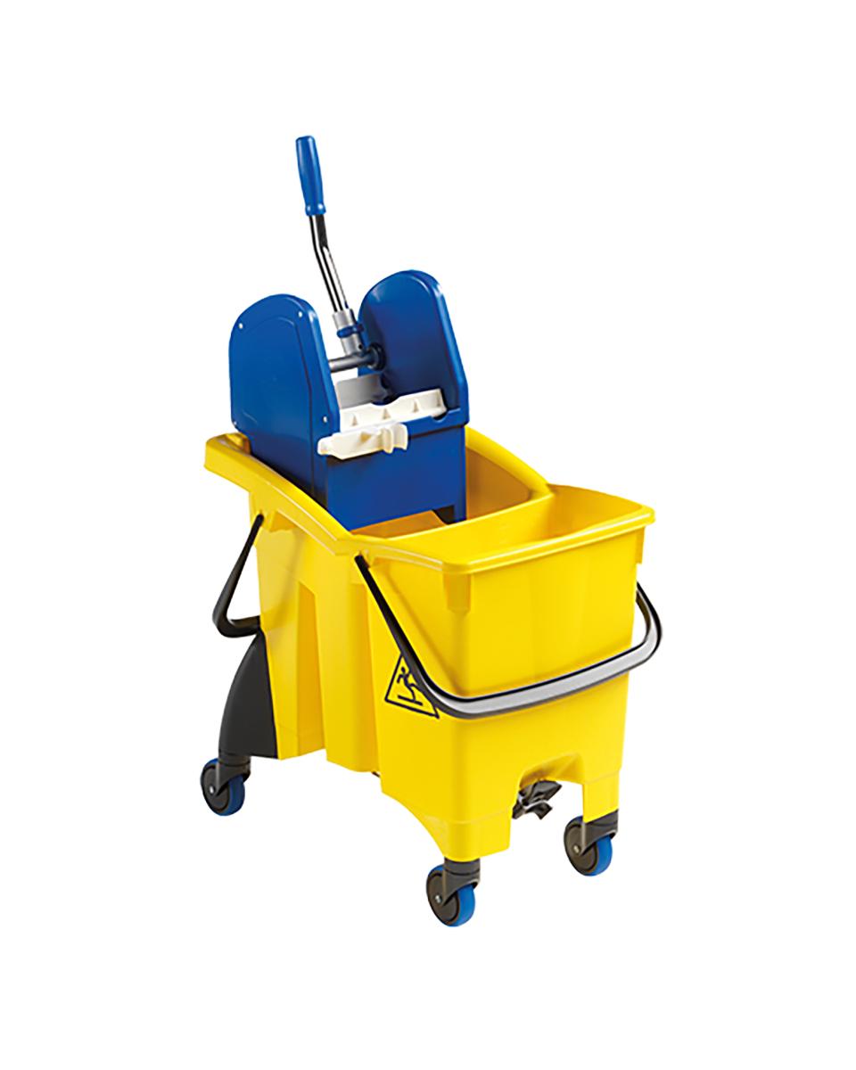 Mopp-Trockenwagen 2 Fach mit Mopppresse
