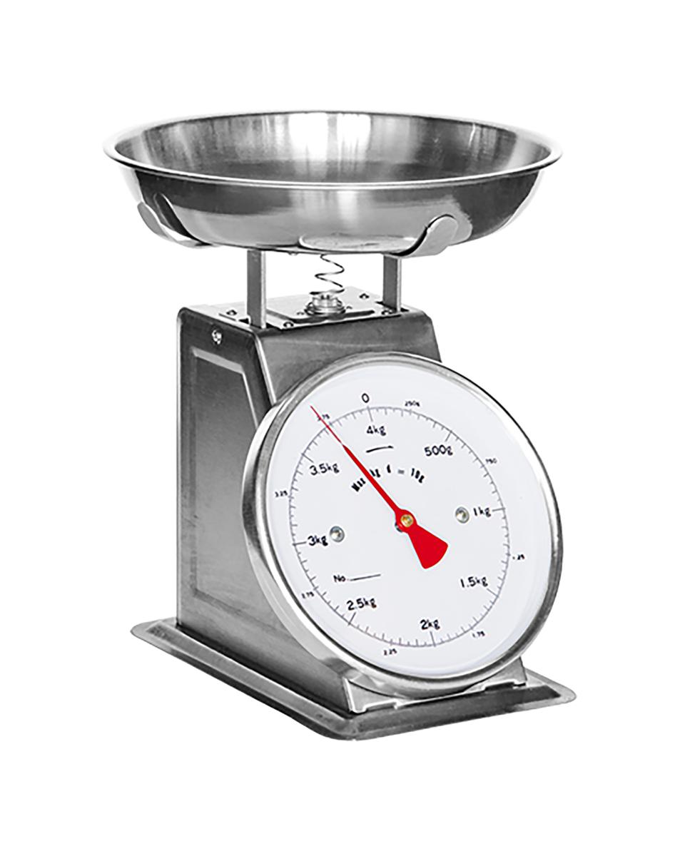 Waage - H 32,5 x 28 x 27 cm - 7,5 kg - Edelstahl - 859104