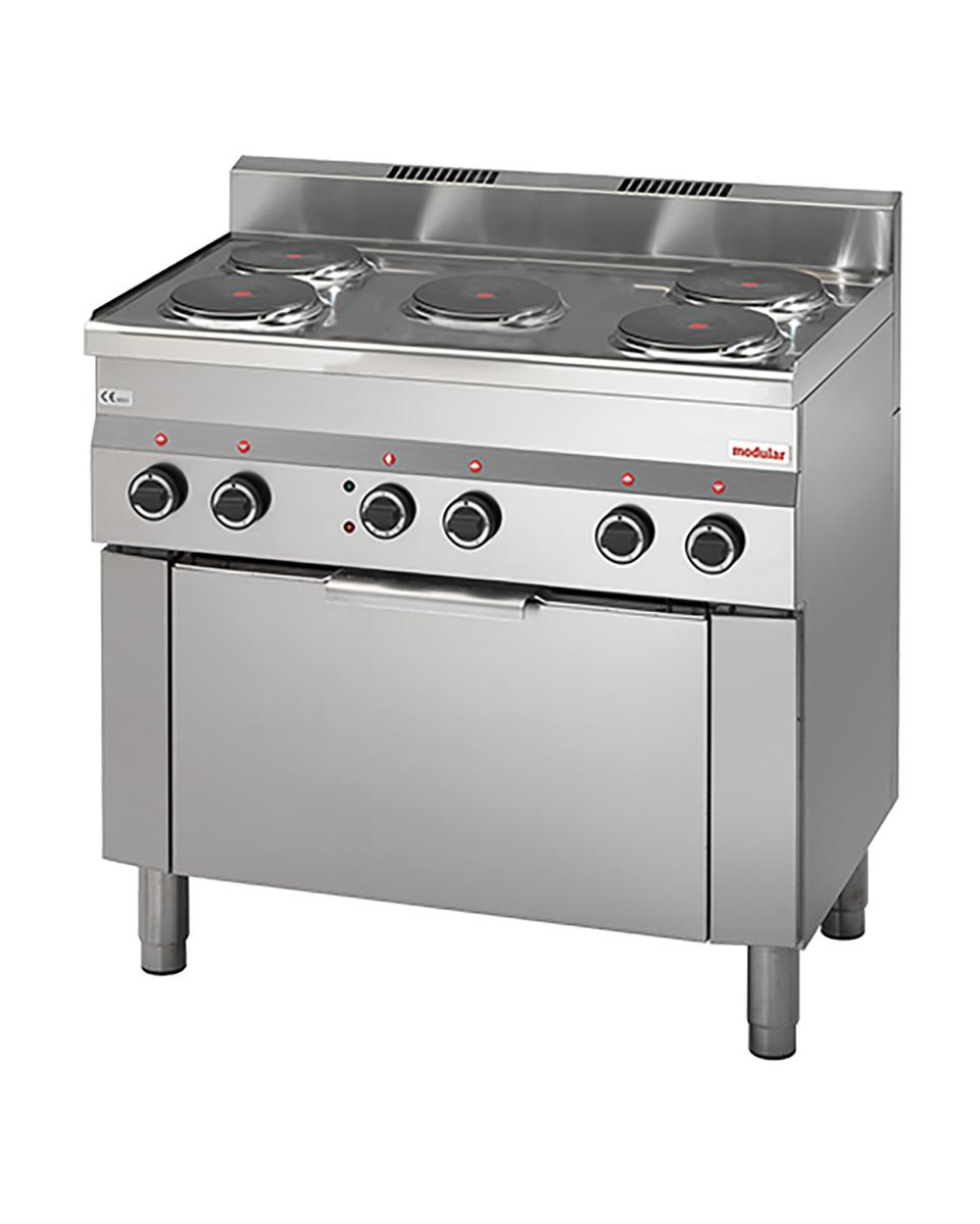 Herd - H 85 x 90 x 60 CM - 75 KG - 380-415 V - 10500 W - Edelstahl - +150 °C / +300 °C - Modular - 316694