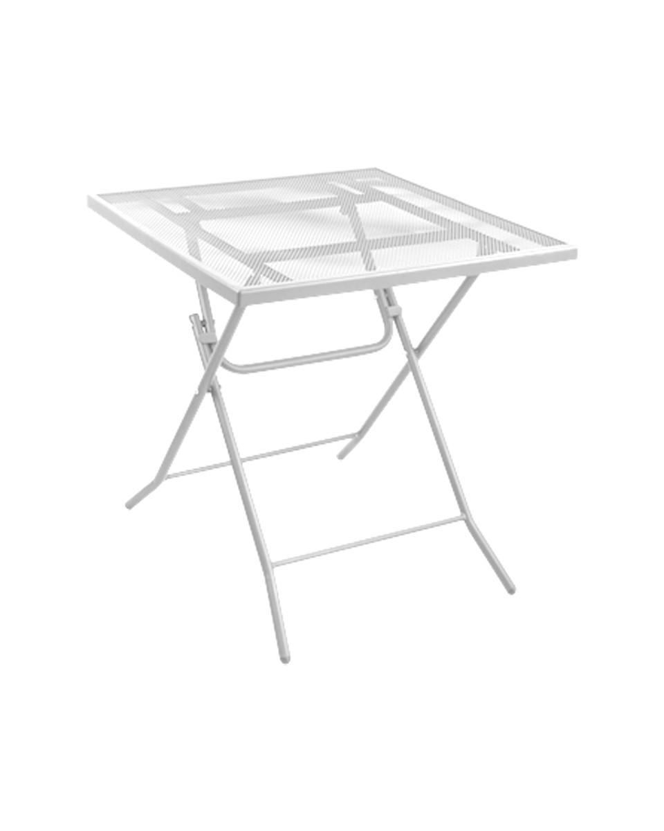 Terrassentisch - Rimini - Weiß - 70 x 70 CM - Promoline