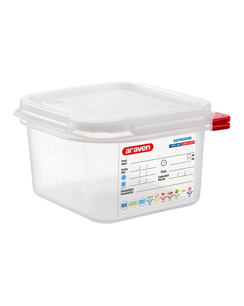 Lebensmittelbox - 1/6 GN - 100 mm tief - Polypropylen - Promolin