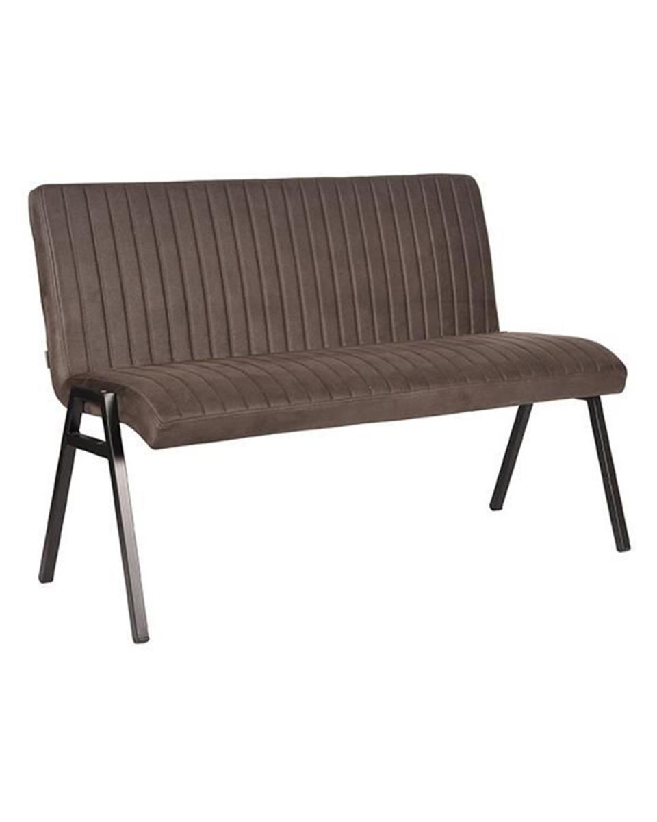Catering-Essbank - Matty - 120 CM - Mikrofaser - Anthrazit - Promoline