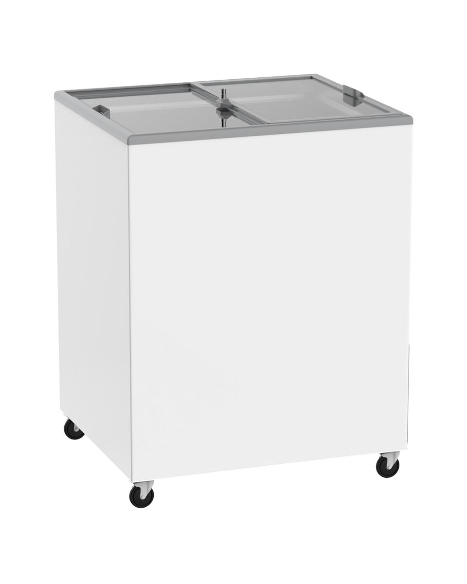 Eiskühltruhe - 200 Liter - Schiebetür - H90,4 x 76,3 x 65,3 cm - Promoline