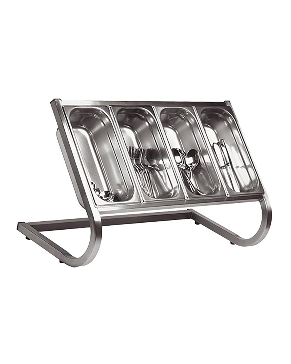 Buffetverteilungs- / Garniereinheit - Edelstahl - 44 x 73 x 35 cm - 921034