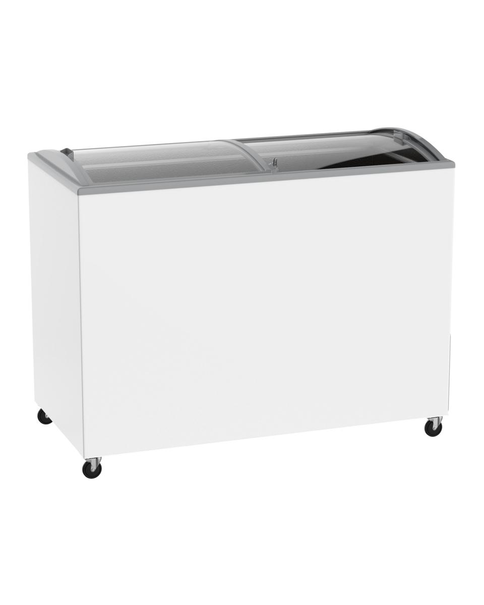 Eiskühltruhe - 400 Liter - Schiebetür - H90,4 x 131,4 x 65,3 cm - Promoline