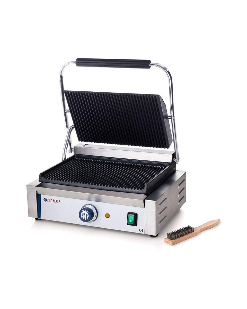 Kontaktgrill - Panini Version - 43 x 37 cm - Hendi - 263655